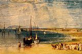 Joseph Mallord William Turner Canvas Paintings - Weymouth Dorsetshire